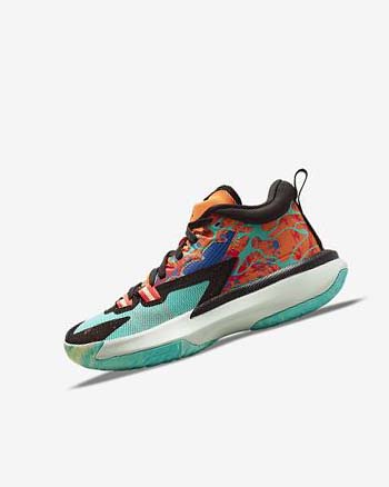 Buty Do Koszykówki Chłopięce Nike Zion 1 Fioletowe Czarne | PL_4761