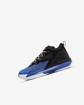 Buty Do Koszykówki Chłopięce Nike Zion 1 Czarne Królewski Niebieski Białe | PL_5303