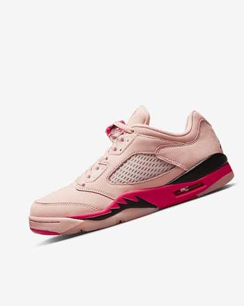 Buty Do Koszykówki Damskie Nike Air Jordan 5 Retro Low Pomarańczowe Czarne Czerwone | PL_2943