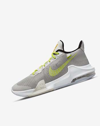 Buty Do Koszykówki Damskie Nike Air Max Impact 3 Szare Zielone | PL_5541