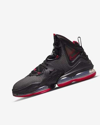 Buty Do Koszykówki Damskie Nike LeBron 19 Czarne Czerwone Czarne | PL_4924