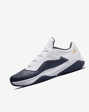 Buty Do Koszykówki Męskie Nike Air Jordan 11 CMFT Low Białe Granatowe | PL_2872