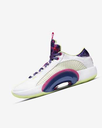 Buty Do Koszykówki Męskie Nike Air Jordan XXXV Low Białe | PL_5348