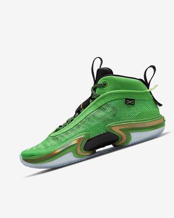 Buty Do Koszykówki Męskie Nike Air Jordan XXXVI Zielone Czarne Głęboka Zielone Metal Złote | PL_5353