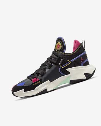 Buty Do Koszykówki Męskie Nike Jordan .5 'Why Not?' Czarne Niebieskie Mięta | PL_3101