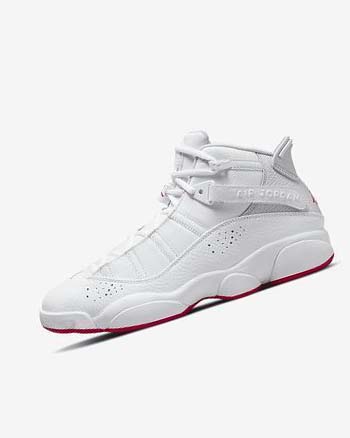 Buty Do Koszykówki Męskie Nike Jordan 6 Rings Białe Platyna | PL_2716