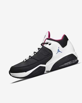 Buty Do Koszykówki Męskie Nike Jordan Max Aura 3 Czarne Białe Różowe Niebieskie | PL_4736