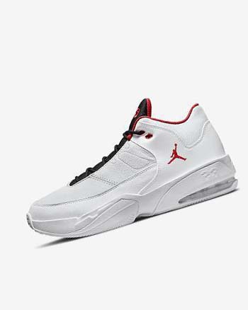 Buty Do Koszykówki Męskie Nike Jordan Max Aura 3 Białe Platyna Czarne Czerwone | PL_4812