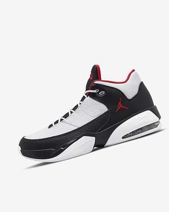 Buty Do Koszykówki Męskie Nike Jordan Max Aura 3 Białe Czarne Czerwone | PL_5119