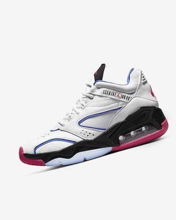 Buty Do Koszykówki Męskie Nike Jordan Point Lane Białe Niebieskie Czarne Różowe | PL_2951