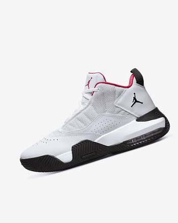 Buty Do Koszykówki Męskie Nike Jordan Stay Loyal Białe Czarne Różowe | PL_4894