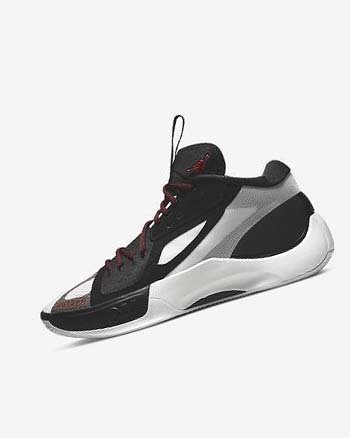 Buty Do Koszykówki Męskie Nike Jordan Zoom Separate Czarne Białe Niebieskie Szare Czerwone | PL_3102