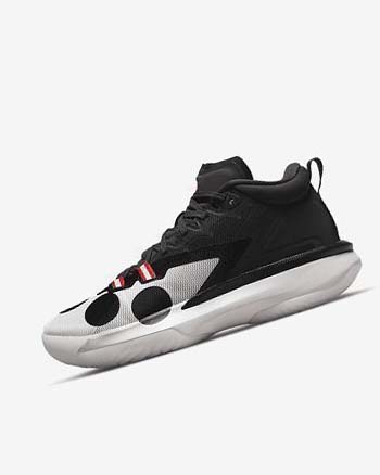Buty Do Koszykówki Męskie Nike Zion 1 SP Białe Czarne Czerwone | PL_2264