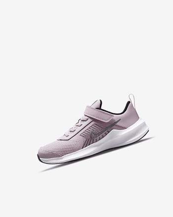 Buty Dziewczynka Nike Downshifter 11 Różowe Czarne Białe Metal Srebrne | PL_5208