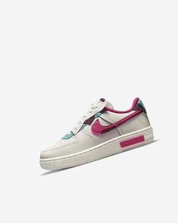 Buty Dziewczynka Nike Force 1 Fontanka Turkusowe Różowe | PL_3148