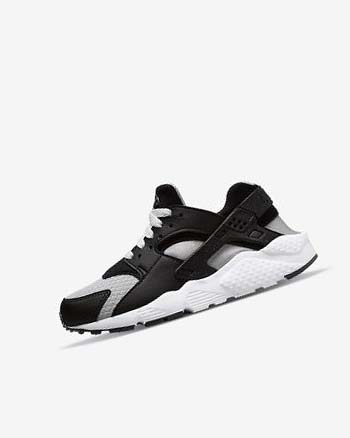 Buty Dziewczynka Nike Huarache Run Czarne Szare Białe Czerwone | PL_5274