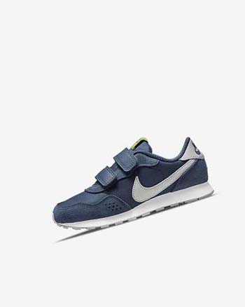 Buty Dziewczynka Nike MD Valiant Granatowe Zielone Szare | PL_3217