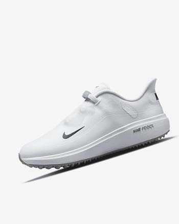 Buty Golfowe Damskie Nike React Ace Tour Białe Głęboka Szare Czarne | PL_5178