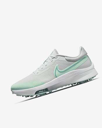 Buty Golfowe Męskie Nike Air Zoom Infinity Tour NEXT% Białe Mięta Platyna Turkusowe | PL_2288