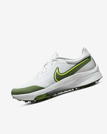 Buty Golfowe Męskie Nike Air Zoom Infinity Tour NEXT% Białe Platyna | PL_2581