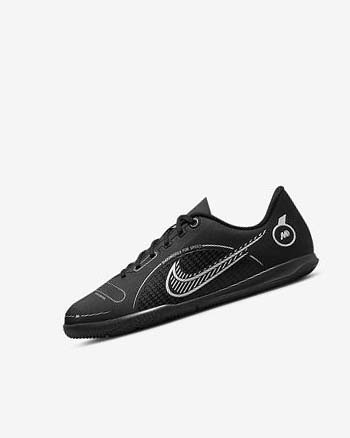 Buty Piłkarskie Chłopięce Nike Jr. Mercurial Vapor 14 Club IC Czarne Szare Metal Srebrne | PL_2284
