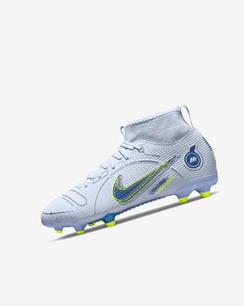 Buty Piłkarskie Chłopięce Nike Jr. Mercurial Superfly 8 Academy MG Szare Głęboka Niebieskie Niebieskie Niebieskie | PL_2742