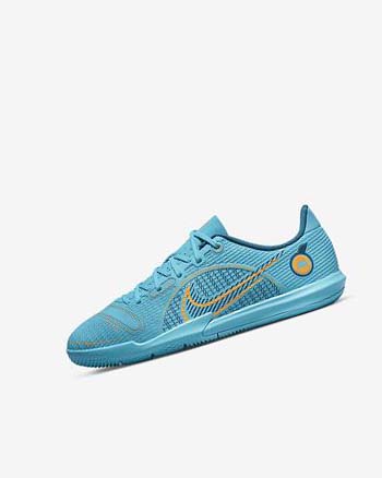 Buty Piłkarskie Chłopięce Nike Jr. Mercurial Vapor 14 Academy IC Niebieskie Pomarańczowe | PL_4645