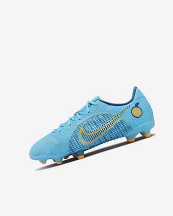 Buty Piłkarskie Chłopięce Nike Jr. Mercurial Vapor 14 Academy MG Niebieskie Pomarańczowe | PL_4851