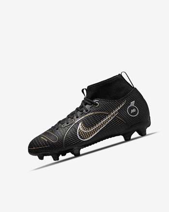 Buty Piłkarskie Chłopięce Nike Jr. Mercurial Superfly 8 Academy MG Czarne Metal Srebrne Szare Metal Złote | PL_5320