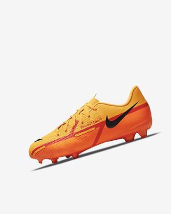 Buty Piłkarskie Chłopięce Nike Jr. Phantom GT2 Academy MG Pomarańczowe Pomarańczowe Głęboka Czerwone Czarne | PL_4896