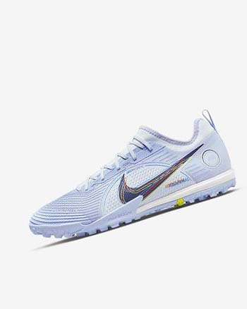 Buty Piłkarskie Damskie Nike Mercurial Air Zoom Vapor 14 Pro TF Szare Głęboka Niebieskie Niebieskie Niebieskie | PL_5344