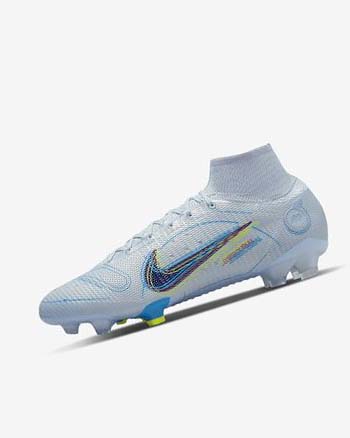 Buty Piłkarskie Damskie Nike Mercurial Superfly 8 Elite FG Szare Głęboka Niebieskie Niebieskie Niebieskie | PL_3040