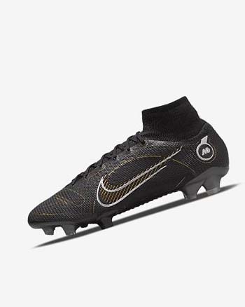 Buty Piłkarskie Damskie Nike Mercurial Superfly 8 Elite FG Czarne Metal Srebrne Szare Metal Złote | PL_5396