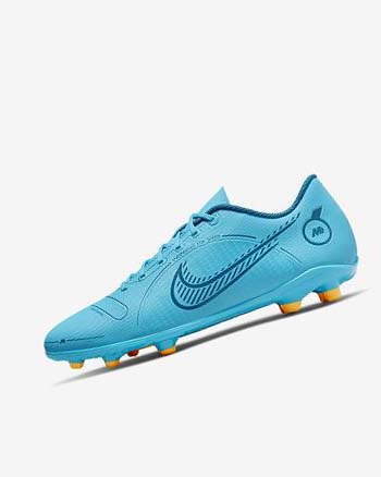 Buty Piłkarskie Damskie Nike Mercurial Vapor 14 Club MG Niebieskie Pomarańczowe | PL_2447