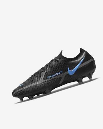 Buty Piłkarskie Damskie Nike Phantom GT2 Elite FG Czarne Szare Czarne | PL_1179