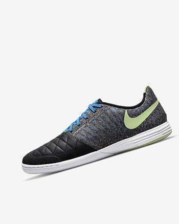 Buty Piłkarskie Męskie Nike Lunar Gato II IC Czarne Głęboka Niebieskie Głęboka Zielone | PL_2459