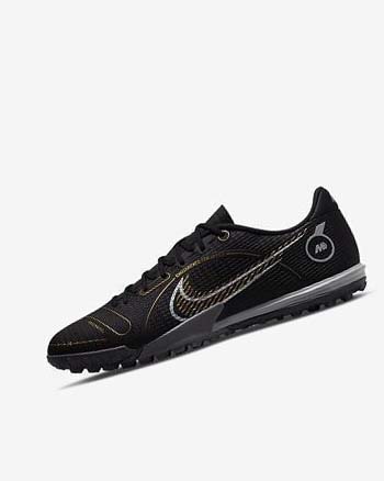 Buty Piłkarskie Męskie Nike Mercurial Vapor 14 Academy TF Czarne Metal Srebrne Szare Metal Złote | PL_4673