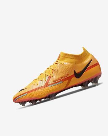Buty Piłkarskie Męskie Nike Phantom GT2 Dynamic Fit Elite FG Pomarańczowe Pomarańczowe Głęboka Czerwone Czarne | PL_2224