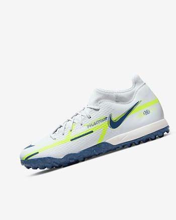 Buty Piłkarskie Męskie Nike Phantom GT2 Academy Dynamic Fit TF Szare Głęboka Niebieskie Ciemny Niebieskie | PL_2527
