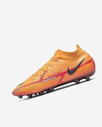 Buty Piłkarskie Męskie Nike Phantom GT2 Dynamic Fit Elite AG-Pro Pomarańczowe Pomarańczowe Głęboka Czerwone Czarne | PL_2664
