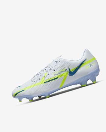 Buty Piłkarskie Męskie Nike Phantom GT2 Academy MG Szare Głęboka Niebieskie Ciemny Niebieskie | PL_4663