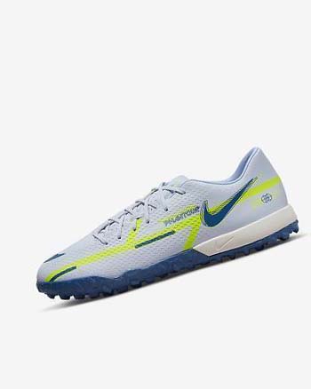 Buty Piłkarskie Męskie Nike Phantom GT2 Academy TF Szare Głęboka Niebieskie Ciemny Niebieskie | PL_5086
