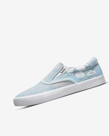 Buty Skate Chłopięce Nike SB Zoom Verona Slip x Rayssa Leal Niebieskie Niebieskie Białe Niebieskie | PL_5308