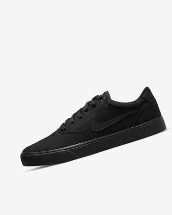 Buty Skate Damskie Nike SB Chron 2 Płócienne Czarne Czarne Czarne | PL_2791