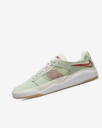 Buty Skate Damskie Nike SB Ishod Wair Premium Zielone Głęboka Beżowe Czerwone | PL_5598