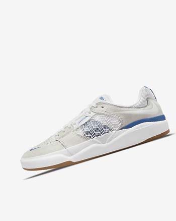 Buty Skate Męskie Nike SB Ishod Wair Białe Białe Królewski Niebieski Białe | PL_5402