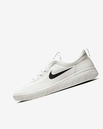 Buty Skate Męskie Nike SB Nyjah Free 2 Białe Białe Białe Czarne | PL_4582