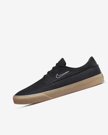 Buty Skate Męskie Nike SB Shane Czarne Czarne Czarne Białe | PL_5516