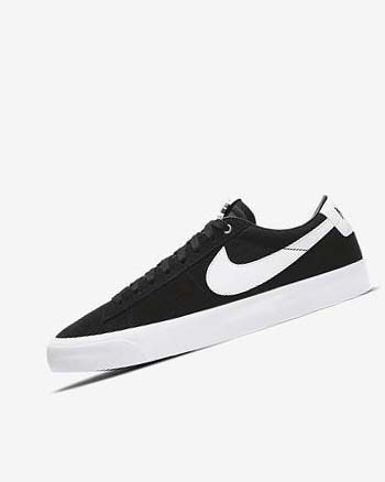 Buty Skate Męskie Nike SB Zoom Blazer Low Pro GT Czarne Czarne Głęboka Brązowe Białe | PL_3097