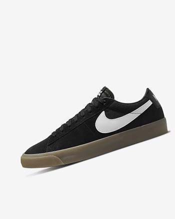 Buty Skate Męskie Nike SB Zoom Blazer Low Pro GT Czarne Czarne Białe Białe | PL_5065
